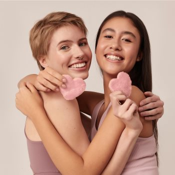 GLOV Heart-Shaped Ultrasoft dischete demachiante lavabile - imagine 3